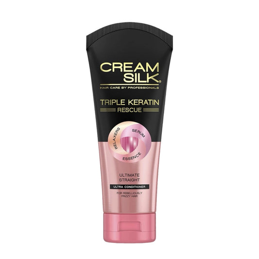 Cream Silk Triple Keratin Rescue Conditioner Ultimate Straight 170ml